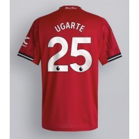 Maglia Calcio Manchester United Manuel Ugarte #25 Prima Divisa 2025-26 Manica Corta